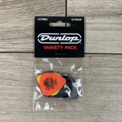 Dunlop Guitar Picks Light/Medium Variety Pack, 12-Pack Fretted Accessories