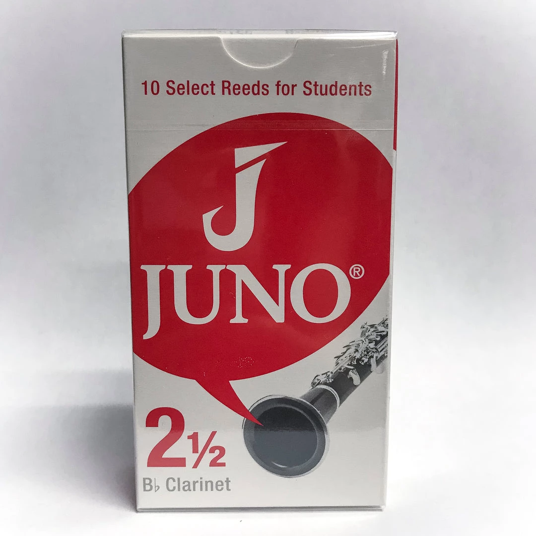 Vandoren Juno Bb Clarinet Reeds Strength 2.5 (Box Of 10) Woodwind Accessories 3 Vandoren Juno Bb Clarinet Reeds Strength 2.5 (Box Of 10) Woodwind Accessories