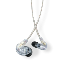 Shure SE215 Sound Isolating Earphones, Clear