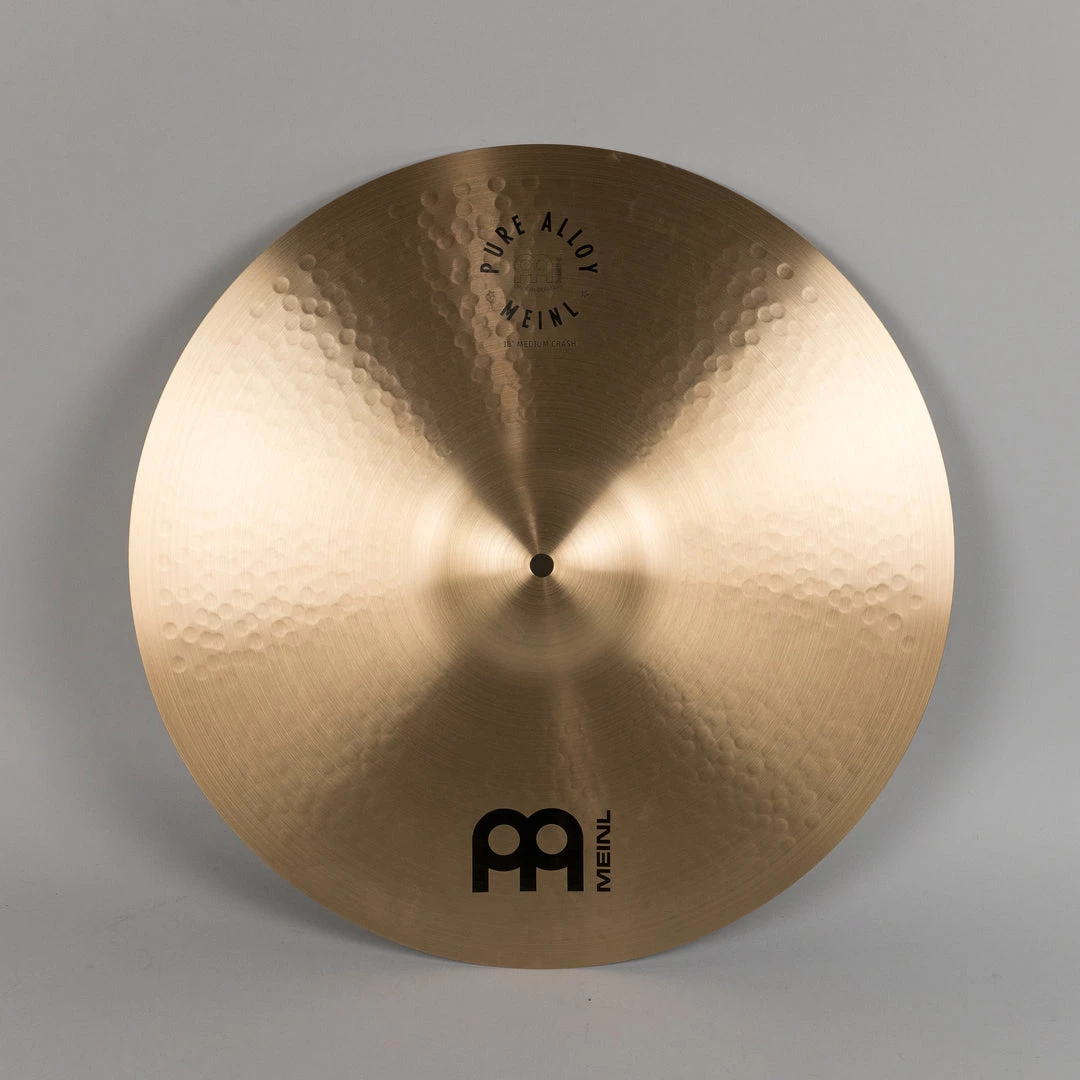 Cymbals Meinl 18" Pure Alloy Medium Crash 3 Cymbals Meinl 18" Pure Alloy Medium Crash