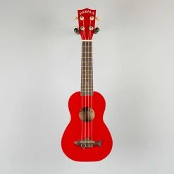 Kala Makala Soprano Shark Ukulele, Red Ukuleles
