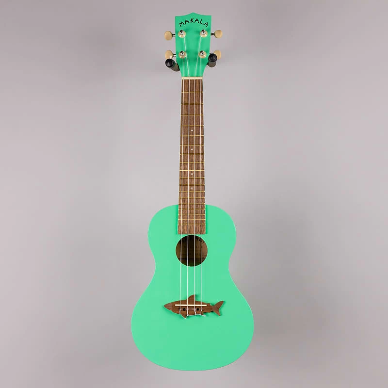 Kala Makala Concert Shark Ukulele, Surf Green 5 Kala Makala Concert Shark Ukulele, Surf Green