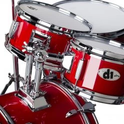Drum Sets Ddrum D1 Junior 5-Piece Drum Set, Complete With Cymbals, In Candy Red 8 Drum Sets Ddrum D1 Junior 5-Piece Drum Set, Complete With Cymbals, In Candy Red