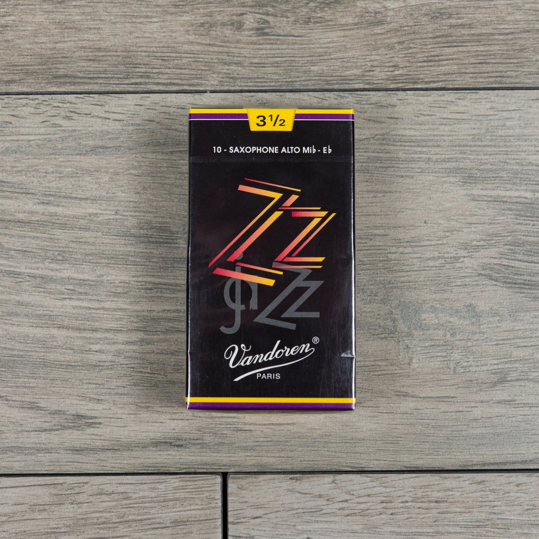 Woodwind Accessories Vandoren ZZ Alto Sax Reeds Strength 3.5 (Box Of 10) 3 Woodwind Accessories Vandoren ZZ Alto Sax Reeds Strength 3.5 (Box Of 10)