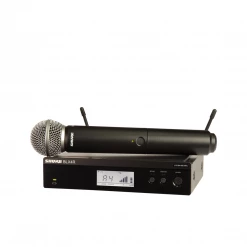 Shure BLX24R/SM58 Wireless Rack-Mount Vocal System With SM58, H9 Frequency 512MHz-542MHz Wireless Systems