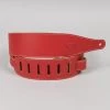 Levy's DM17-RED Basic Leather Strap In Red