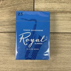 Rico Royal Woodwind Accessories Royal By D'Addario Tenor Sax Reeds, Strength 2.5 (Box Of 10)