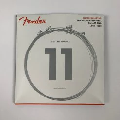 String Sets Fender Super Bullets Nickel Plated Steel Guitar Strings Bullet End, .011-.049
