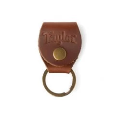 Taylor Key Ring W/ Pick Holder In Medium Brown Fretted Accessories