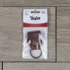Taylor Key Ring W/ Pick Holder In Medium Brown Fretted Accessories