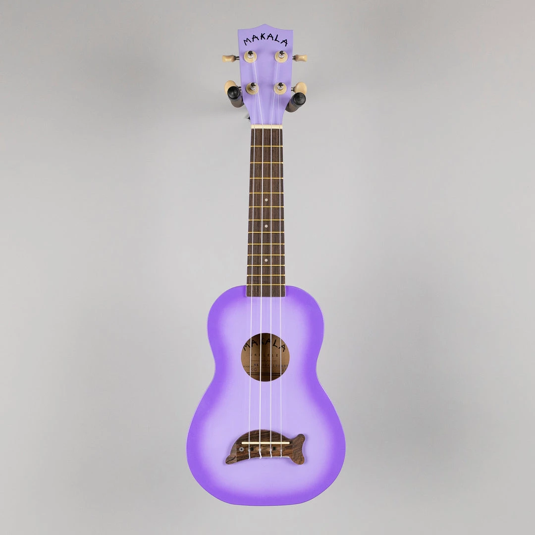 Ukuleles Kala Makala Soprano Dolphin Ukulele, Purple Burst 3 Ukuleles Kala Makala Soprano Dolphin Ukulele, Purple Burst
