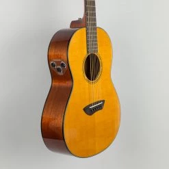 Yamaha CSF-TA TransAcoustic Parlor Guitar In Vintage Natural Acoustic Guitars