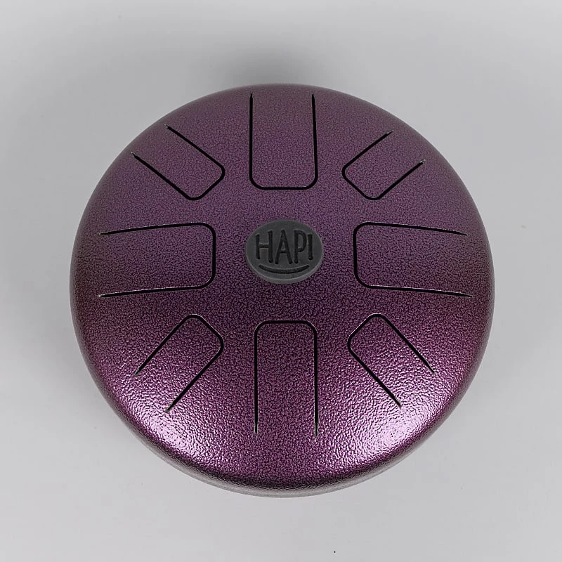 HAPI Drums Aura Steel Tongue Drum B Akebono In Purple Hand Percussion 3 HAPI Drums Aura Steel Tongue Drum B Akebono In Purple Hand Percussion