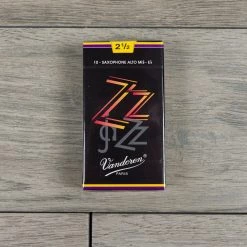 Vandoren ZZ Alto Sax Reeds Strength 2.5 (Box Of 10) Woodwind Accessories