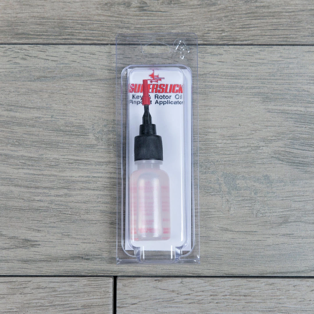 SuperSlick Key Rotor Oil With Needle Applicator Brass Accessories 3 SuperSlick Key Rotor Oil With Needle Applicator Brass Accessories