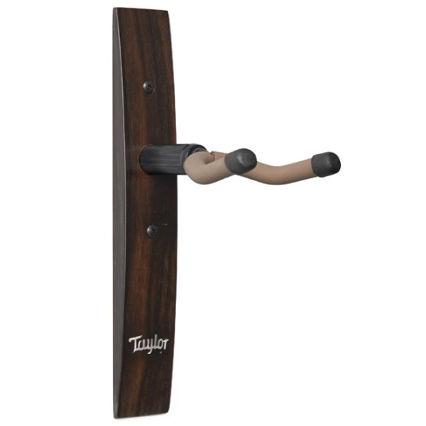 Taylor Ebony Acoustic Guitar Hanger, Taylor Logo, Italian Acrylic Inlay Fretted Accessories 4 Taylor Ebony Acoustic Guitar Hanger, Taylor Logo, Italian Acrylic Inlay Fretted Accessories