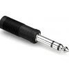 Hosa Adapter 1/4 In TS To 1/4 In TRS 1 Hosa Adapter 1/4 In TS To 1/4 In TRS