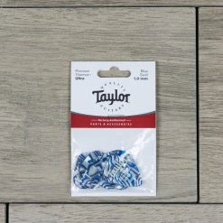 Taylor Premium 351 Thermex Ultra Picks, Blue Swirl, 6-Pack, 1.0 Mm