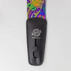 Lock-It Bob Masse Series 2" Soft Plush Poly Guitar Strap, Blue Journey