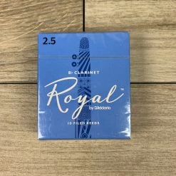 Rico Royal Royal By D'Addario Bb Clarinet Reeds, Strength 2.5 (Box Of 10) Woodwind Accessories