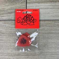 Fretted Accessories Dunlop Tortex Standard Picks, 12-Pack, 0.50mm In Red
