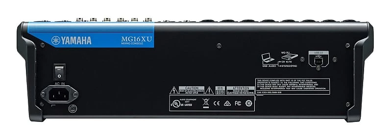 Mixers Yamaha MG16XU 16-Channel Mixing Console: W/Effects 8 Mixers Yamaha MG16XU 16-Channel Mixing Console: W/Effects