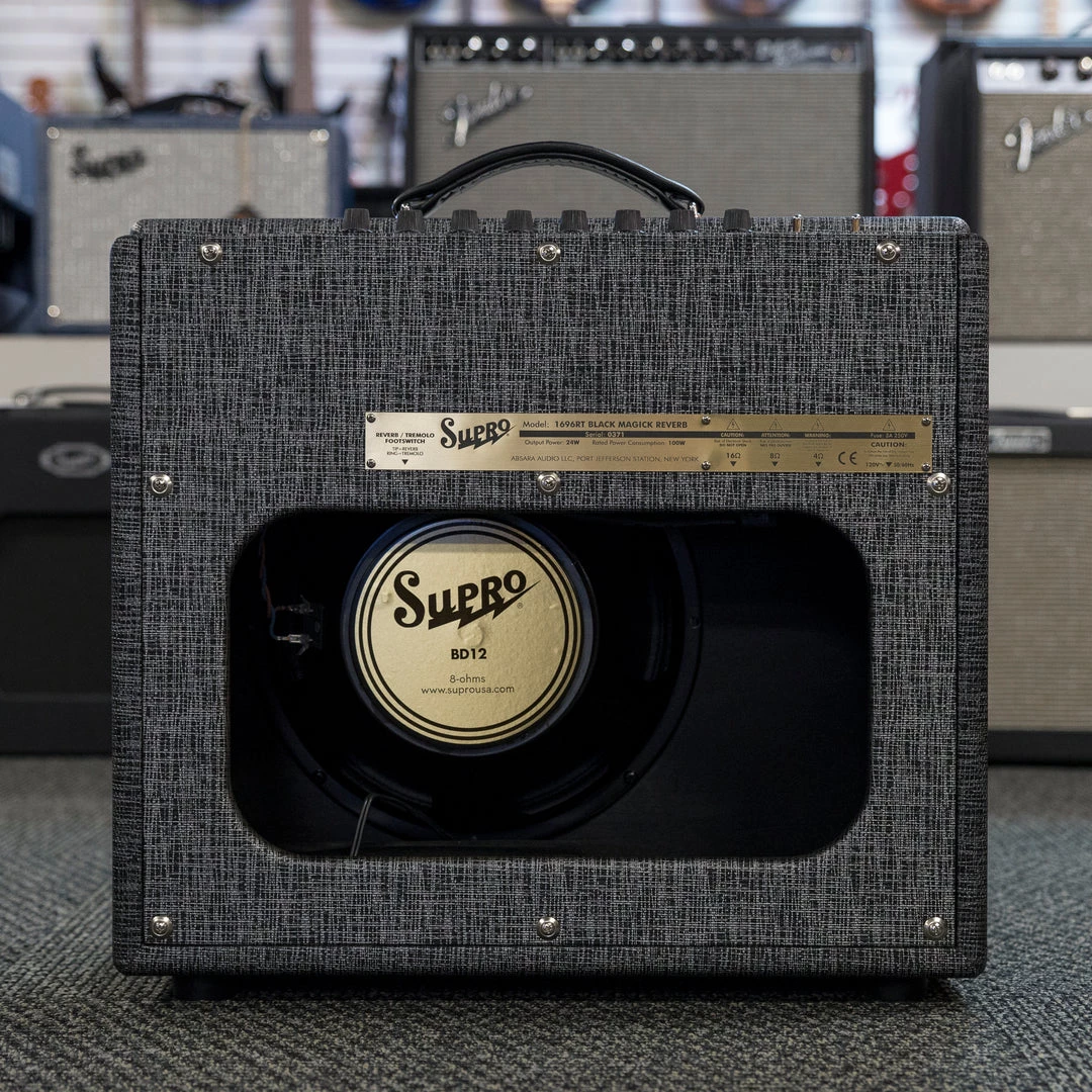 Supro 1696RT Black Magick Reverb Combo Amp 6 Supro 1696RT Black Magick Reverb Combo Amp
