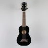 Kala Makala Soprano Dolphin Ukulele, Charcoal Black