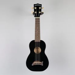 Kala Makala Soprano Dolphin Ukulele, Charcoal Black