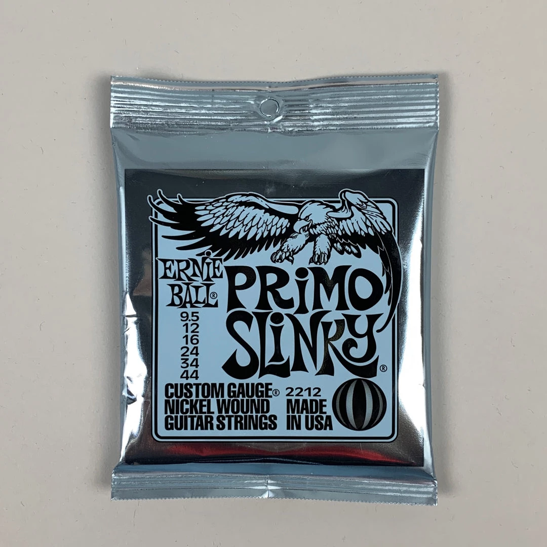 Ernie Ball Primo Slinky Nickel Wound Electric Guitar Strings, 9.5-44 String Sets 3 Ernie Ball Primo Slinky Nickel Wound Electric Guitar Strings, 9.5-44 String Sets