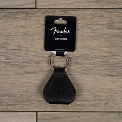 Fender Leather Pick Holder Keychain In Black 9 Fender Leather Pick Holder Keychain In Black