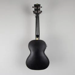 Ukuleles Kala KA-JTE/MTB Archtop Tenor Ukulele With EQ, Metallic Black