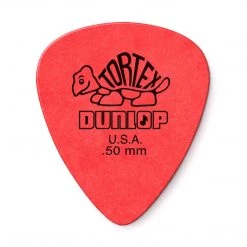 Fretted Accessories Dunlop Tortex Standard Picks, 12-Pack, 0.50mm In Red