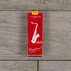 Vandoren Java Filed Red Cut Tenor Sax Reeds Strength 3.5 (Box Of 5) Woodwind Accessories