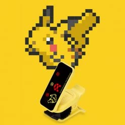 Korg Pitchclip 2 Pokémon Clip-On Tuner, Pikachu Woodwind Accessories