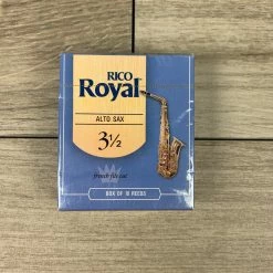 Rico Royal Woodwind Accessories Royal By D'Addario Alto Sax Reeds, Strength 3.5 (Box Of 10)