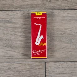 Woodwind Accessories Vandoren Java Filed Red Cut Tenor Sax Reeds Strength 2.5 (Box Of 5)