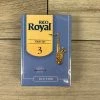 Rico Royal Woodwind Accessories Royal By D'Addario Tenor Sax Reeds, Strength 3.0 (Box Of 10)
