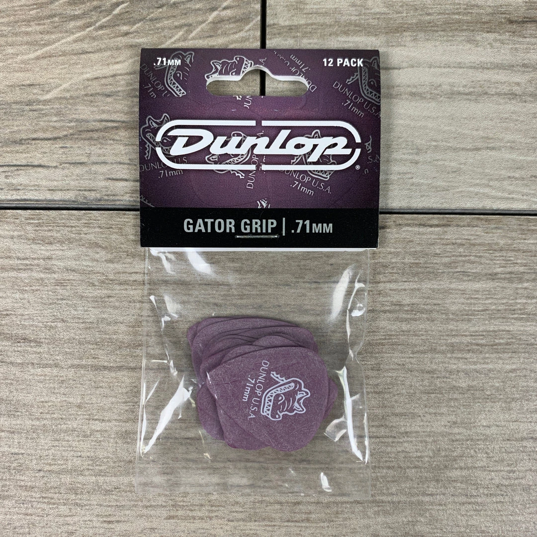 Fretted Accessories Dunlop Gator Grip Picks, 12-Pack, 0.71mm 3 Fretted Accessories Dunlop Gator Grip Picks, 12-Pack, 0.71mm