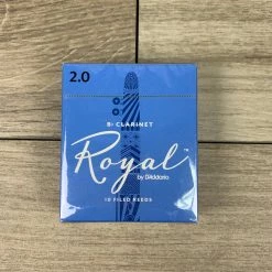 Rico Royal Royal By D'Addario Bb Clarinet Reeds, Strength 2.0 (Box Of 10) Woodwind Accessories